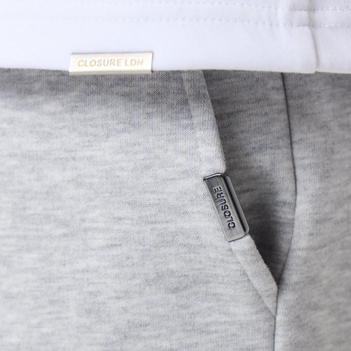 Loose Fit Open Hem Jogger | Grey Marl