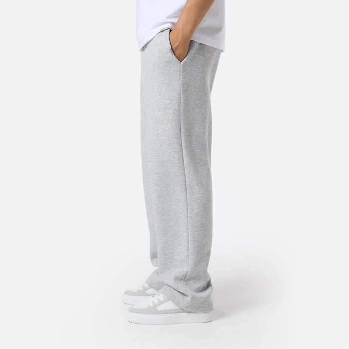 Loose Fit Open Hem Jogger | Grey Marl