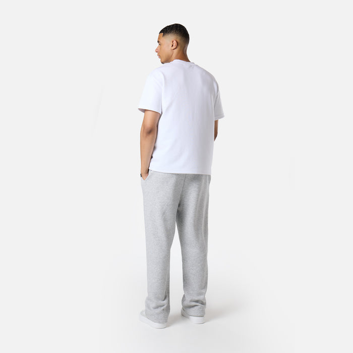 Loose Fit Open Hem Jogger | Grey Marl