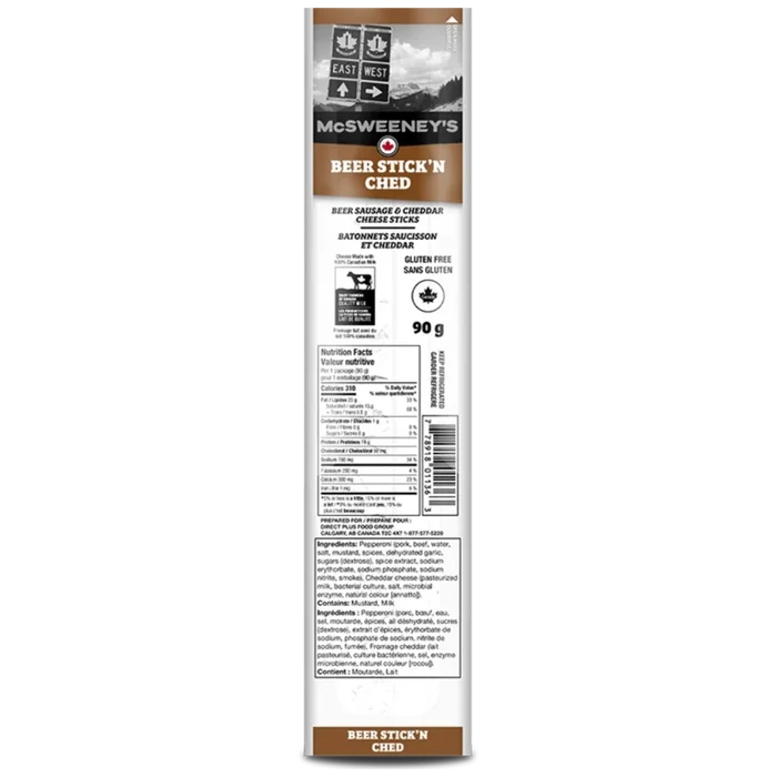 MCSWEENEY'S Beer Stick 'N Ched - 90g
