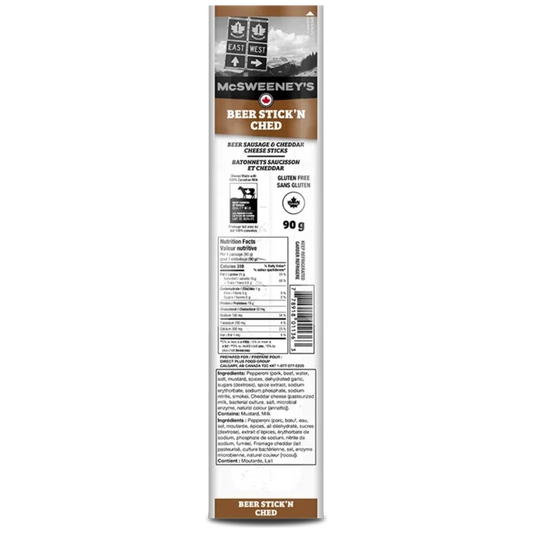 MCSWEENEY'S Beer Stick 'N Ched - 90g