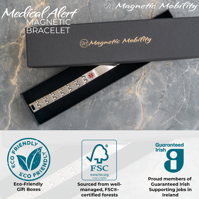 Medical Alert 4in1 Magnetic bracelet