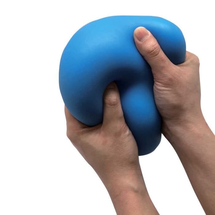 Mega Neoflex sensory stress ball; large 5 inch squeeze toy; tactile TPR stress ball with EVA filling; sensory fidget ball for hand play; large stress ball for grip exercises; Mega Neoflex tactile toy