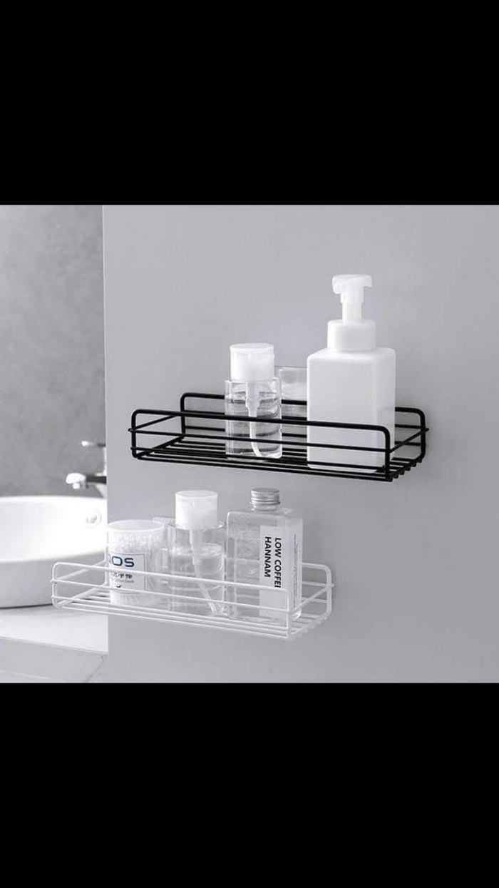 Metal Wall Mounted Organizer Shelf | Shower Caddy