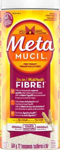 Metamucil: Multi-Health Fibre with Real Sugar