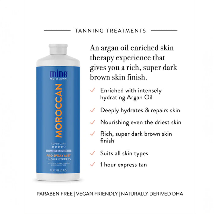 minetan My Moroccan Pro Spray Mist - 1 Litre