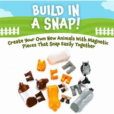 Mini Magnetic Mix Or Match Farm Animals