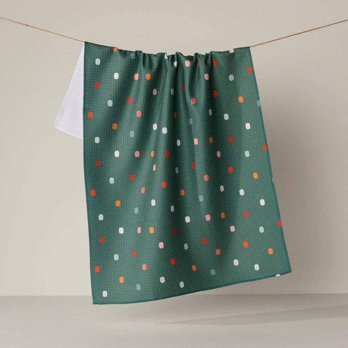 Moss Tile Shuffle Tea Towel - Olita Gifts & Goods