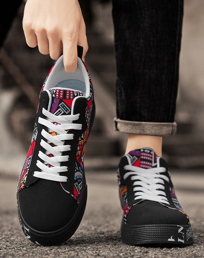 MS988 - Korean Stylish Graffiti Casual Shoes