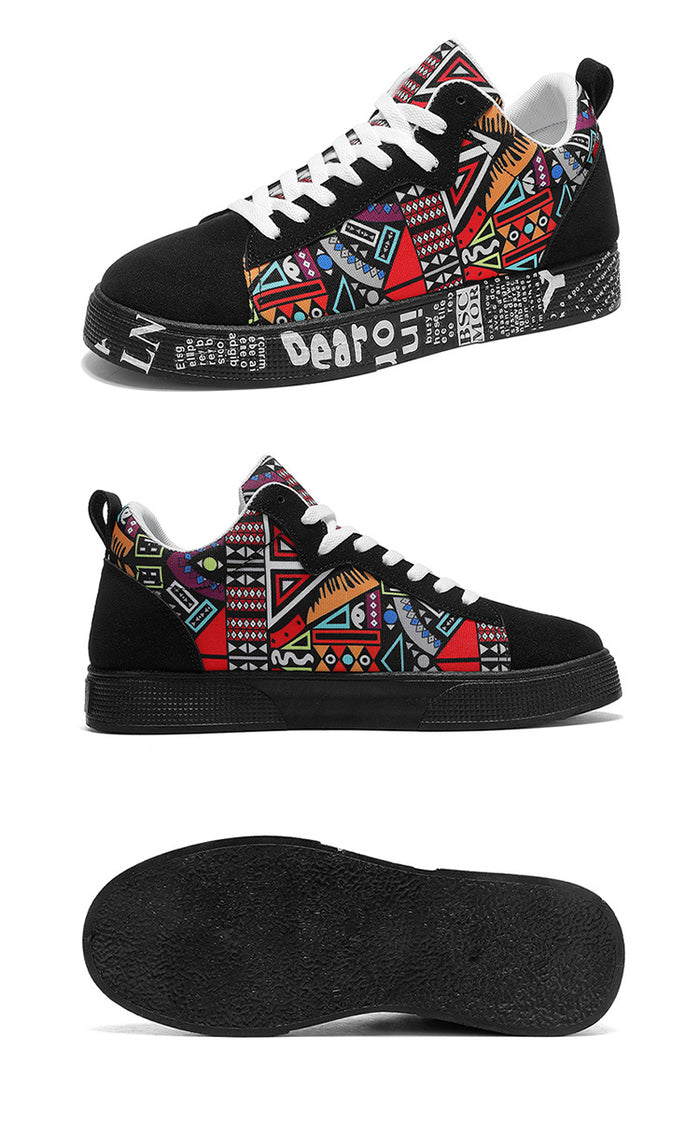 MS988 - Korean Stylish Graffiti Casual Shoes