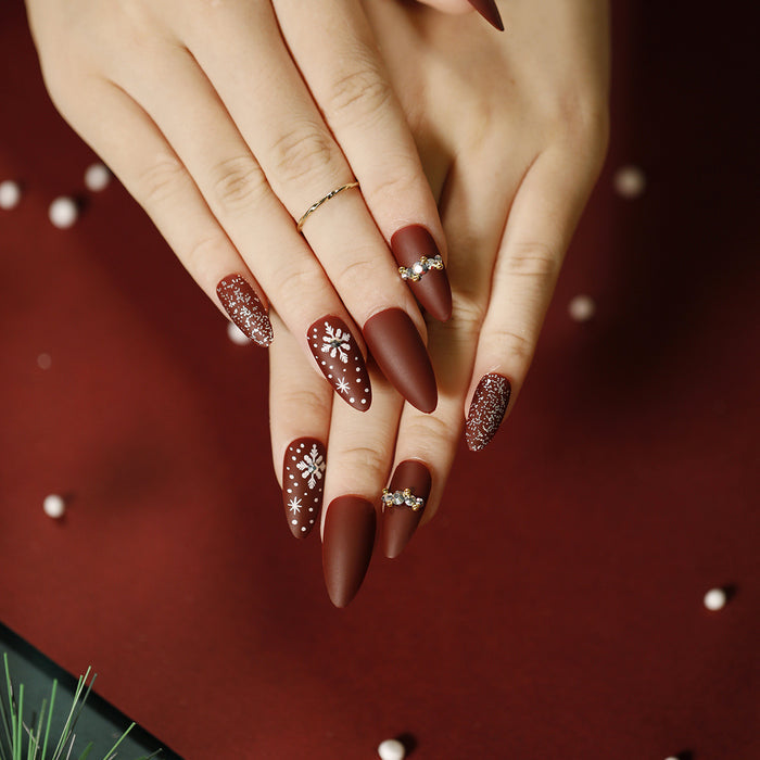 NA063 - Christmas Themed Press On Nails