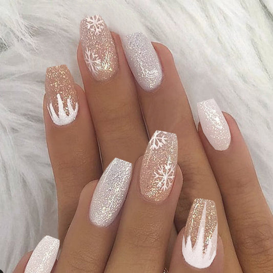 NA072 - Christmas Themed Press On Nails