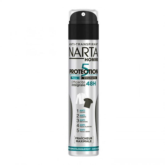 NARTA Protection 5 Complete Protection Clothing Skin Spray Deodorant