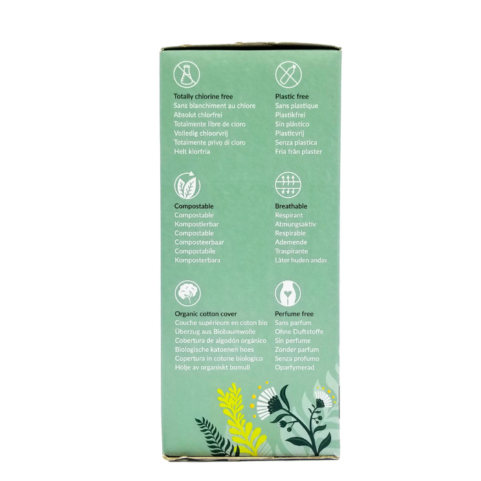 Natracare Natural Pantyliners Curved 30 Per Pack