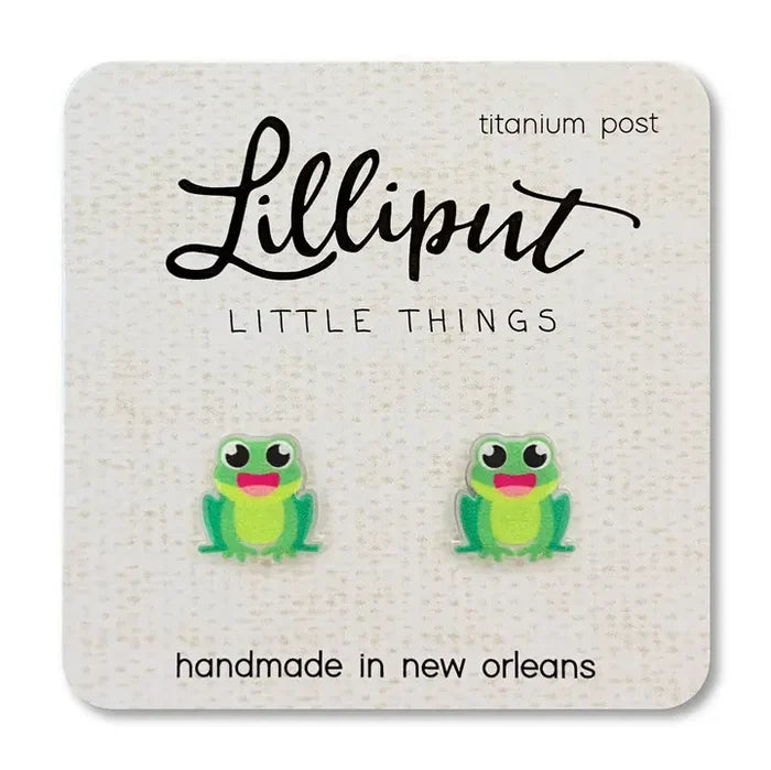 *NEW* Lilliput Little Things Earrings - Frogs