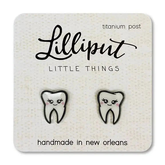 *NEW* Lilliput Little Things Earrings - Kawaii Tooth