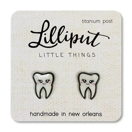 *NEW* Lilliput Little Things Earrings - Kawaii Tooth