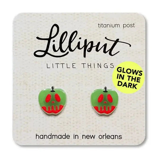 *NEW* Lilliput Little Things Earrings - Poison Apples (Glow in the Dark)