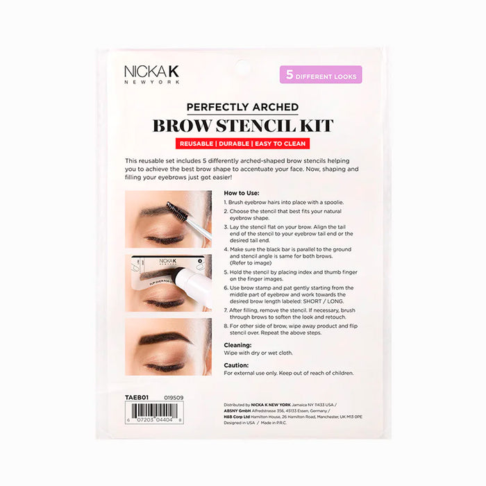 Nicka K New York Fit All Eyebrow Stencil