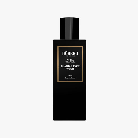 NOBERU BEARD & FACE WASH - NO. 104 TOBACCO VANILLA 130ML (4.4fl oz)
