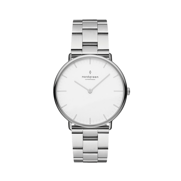 Nordgreen Watch Nordgreen Women's Native 32mm Silver Luxury Dress Watch Brand