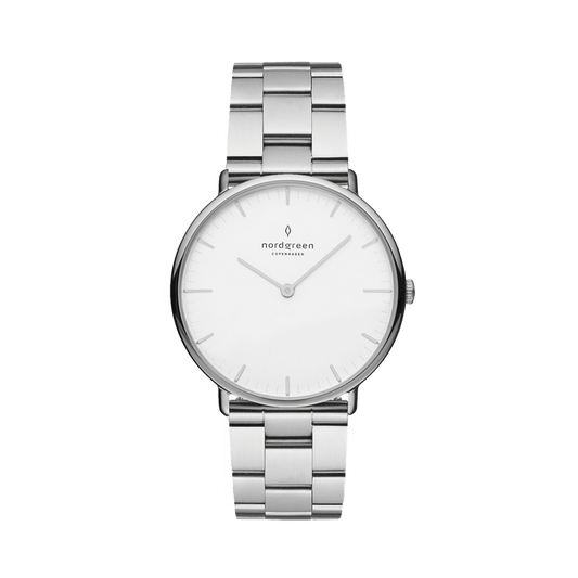 Nordgreen Watch Nordgreen Women's Native 32mm Silver Luxury Dress Watch Brand
