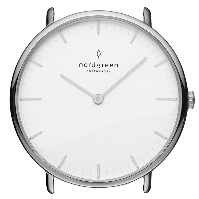 Nordgreen Watch Nordgreen Women's Native 32mm Silver Luxury Dress Watch Brand