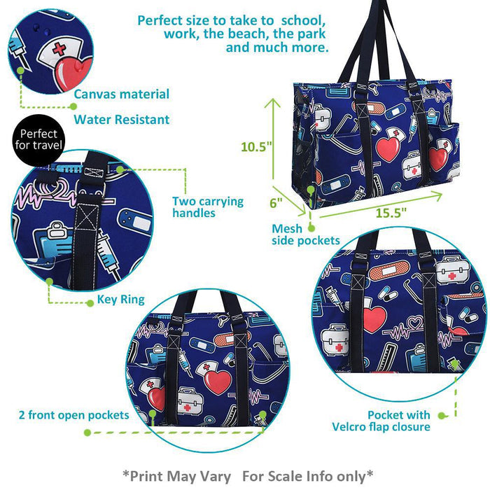 nurse organizer tote, NGIL nurse bag, zippered nurse caddy, nurse work tote, large tote for nurses, RN utility bag, nurse supply organizer, canvas nurse tote, nursing student tote bag, nurse appreciation gift, nurse shift bag, healthcare caddy tote, nurse gear bag, cute nurse tote, monogram nurse tote bag, nurse work essentials tote, durable nurse tote, nurse classroom bag, nurse pocket organizer tote, nurse daily bag, nurse gift idea, hospital work tote, nurse carryall bag