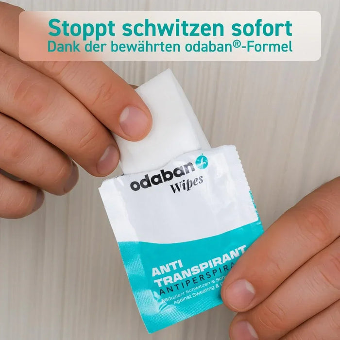 odaban® Antitranspirant Wipes - odaban®