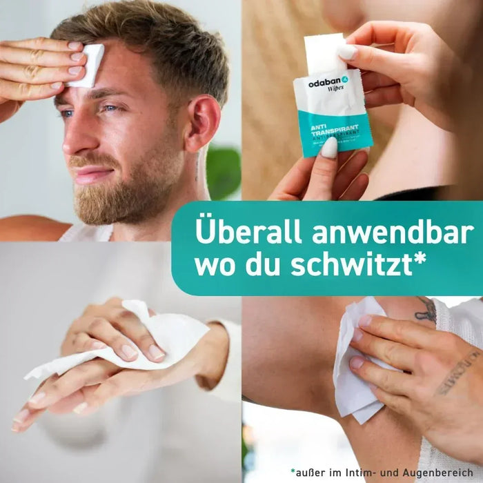 odaban® Antitranspirant Wipes - odaban®