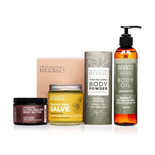 One of Each, Unscented Body Care Set White Background