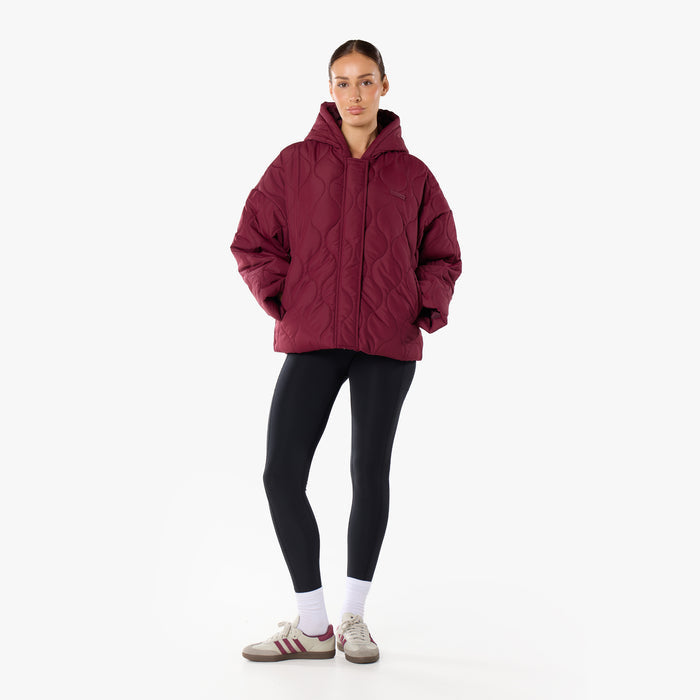 Onion Quilt Puffer | Burgundy