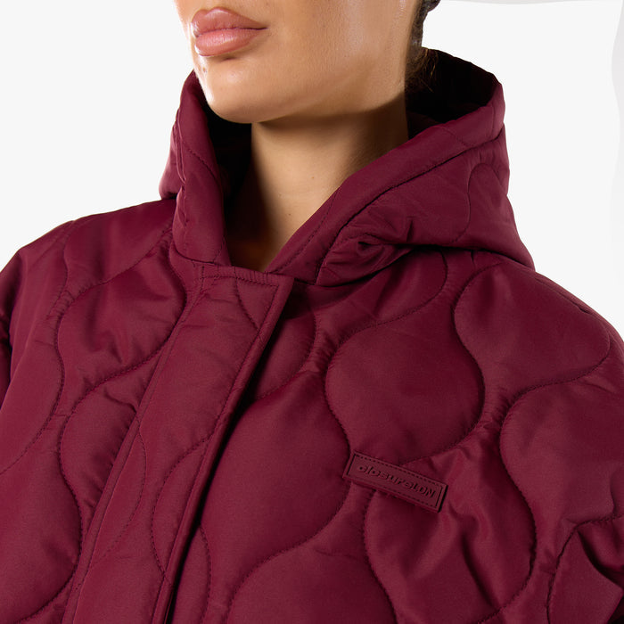 Onion Quilt Puffer | Burgundy