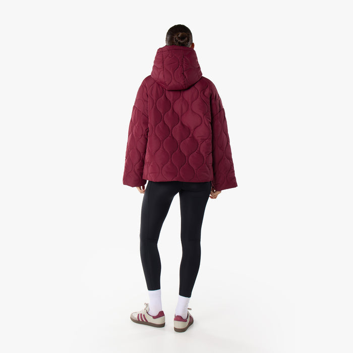 Onion Quilt Puffer | Burgundy