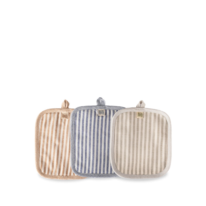 Native Organic Organic Cotton Ticking Stripe Potholder