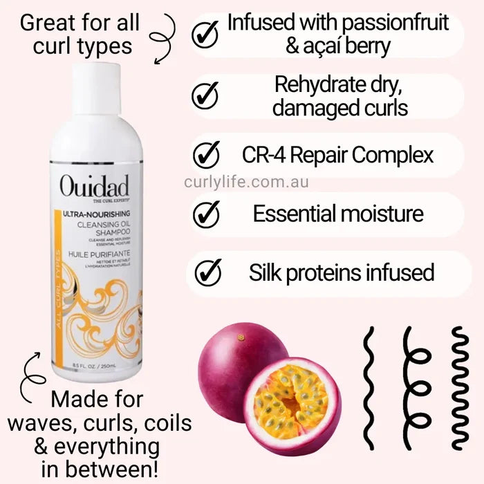 Ouidad Ultra Nourishing Cleansing Oil Shampoo