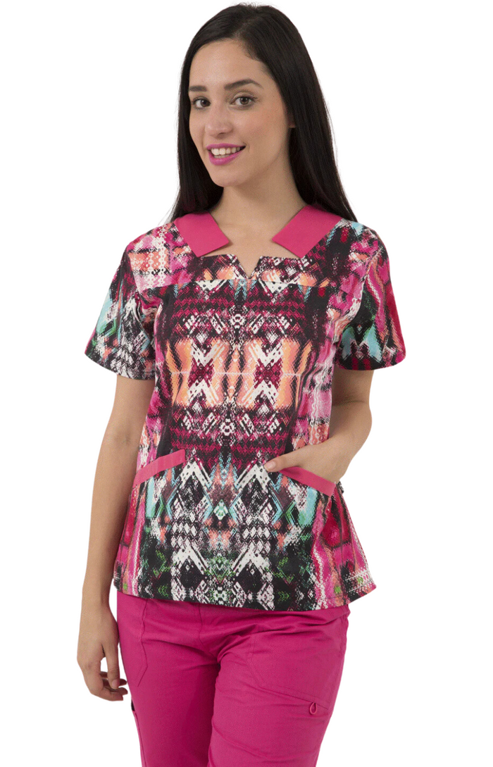 OUT Filipina Mujer Lakhanii Estampada Mod.3453 Tribal Pink