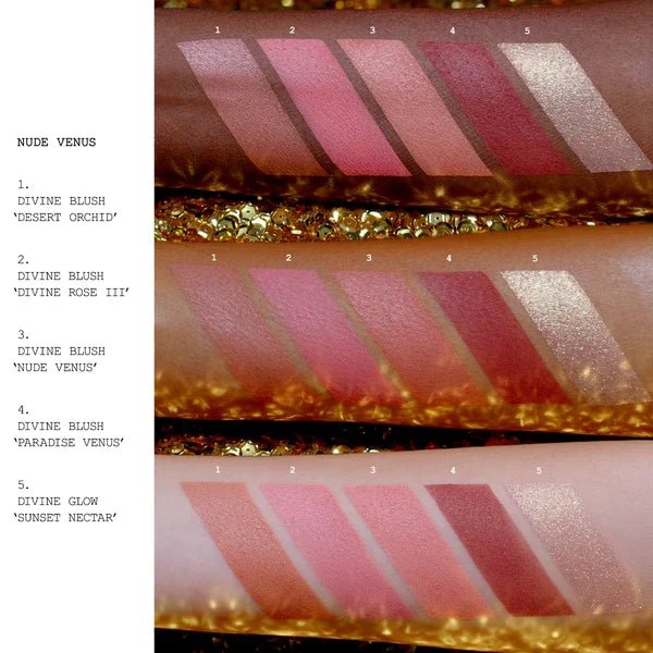 Pat McGrath Celestial Nirvana Divine Blush + Glow Cheek Palette Nude Venus