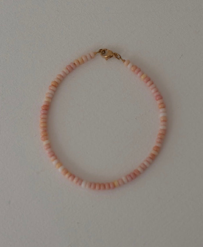 Peach Anklet