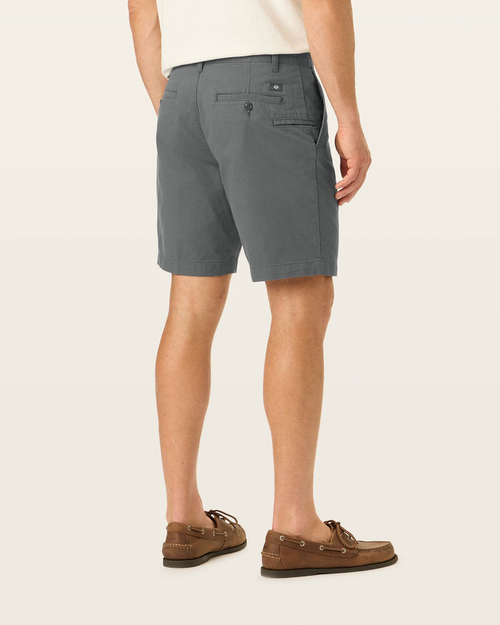 View of model wearing Seacliff Perfect 8" Shorts.
