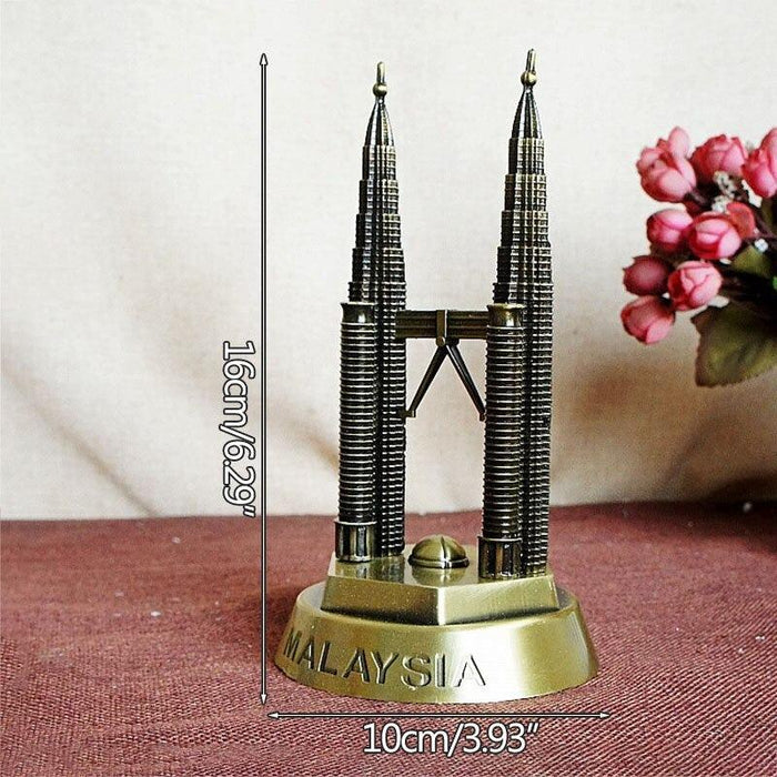 Petronas Twin Towers Metal Model | Home Décor - HomeHatchpk