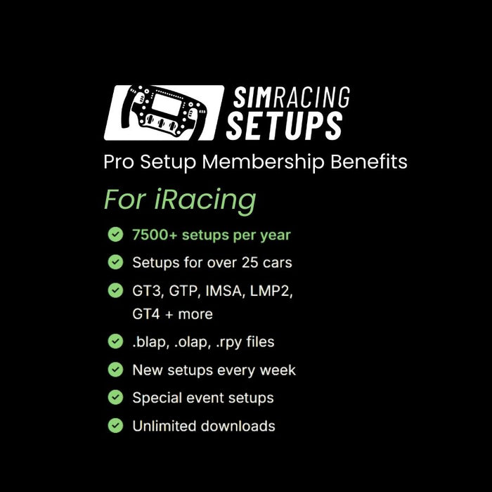 Pimax Partner Offer:  three months of SimRacingSetup Pro Membership for just £1/month