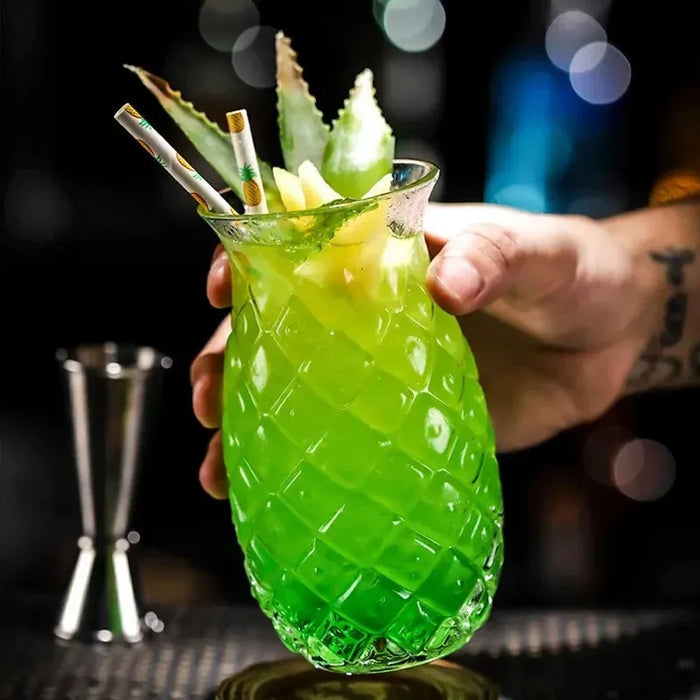 Pineapple Glass Pakistan – Stylish Tropical Drinkware for Juices, Cocktails & Mocktails
