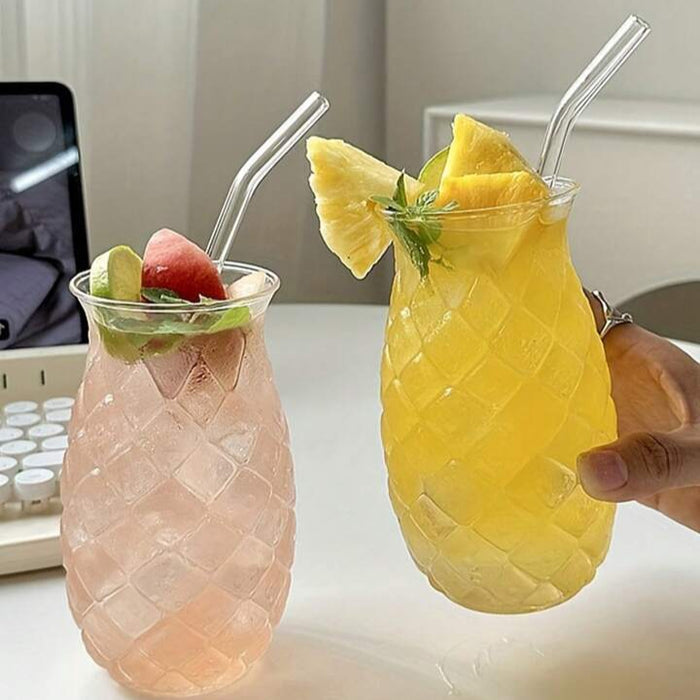 Pineapple Glass Pakistan – Stylish Tropical Drinkware for Juices, Cocktails & Mocktails