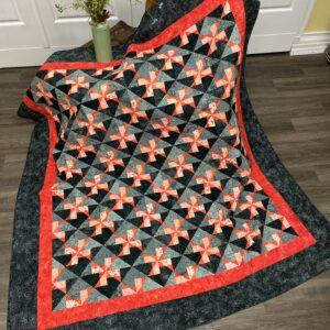 PINWHEEL PIZAZZ PATTERN 78" X 84"