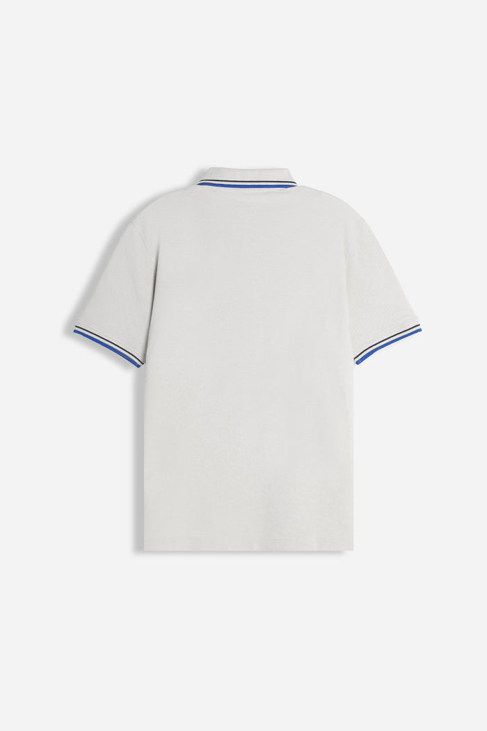 POLO IN PIQUET BASIC GRIGIO