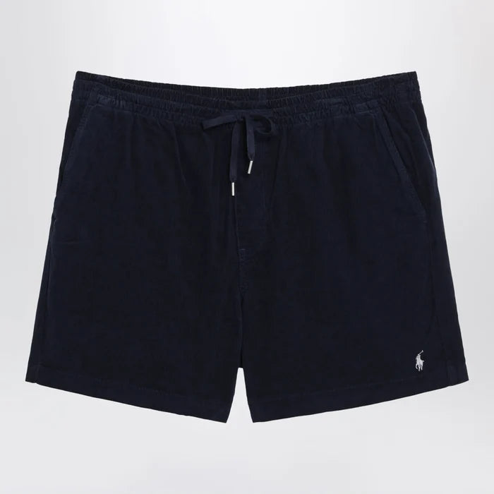 Polo Ralph Lauren - Navy ribbed Classic-Fit shorts