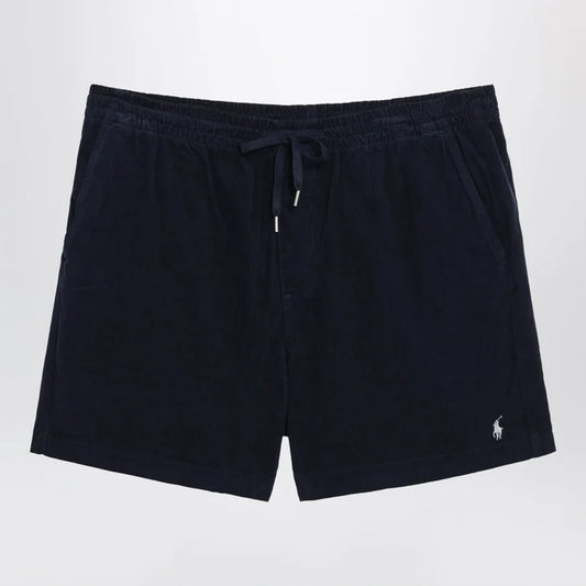 Polo Ralph Lauren - Navy ribbed Classic-Fit shorts