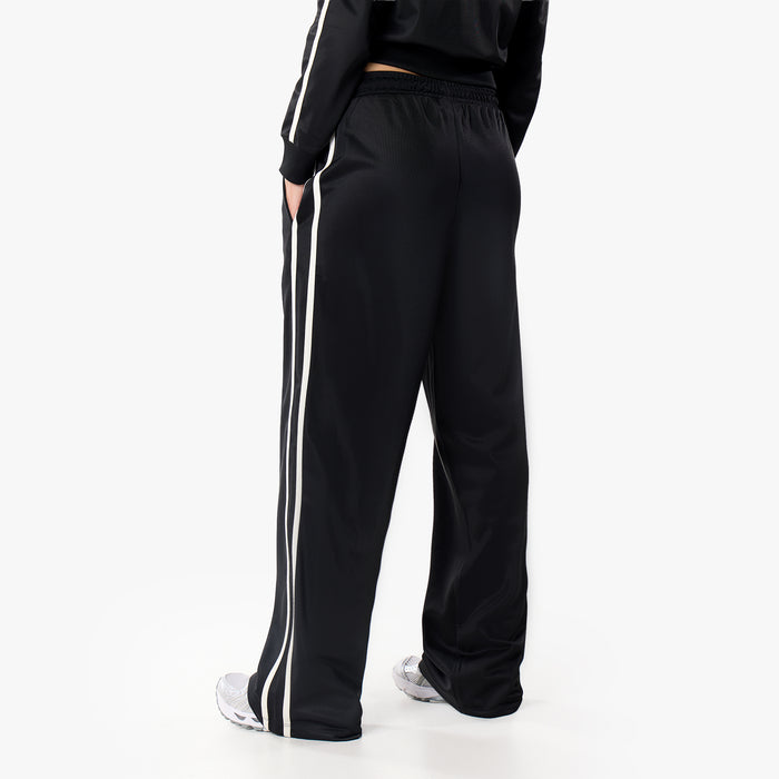Poly Varsity Track Pant | Black