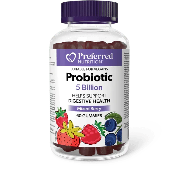 Preferred Nutrition: Probiotic 5 Billion Gummies